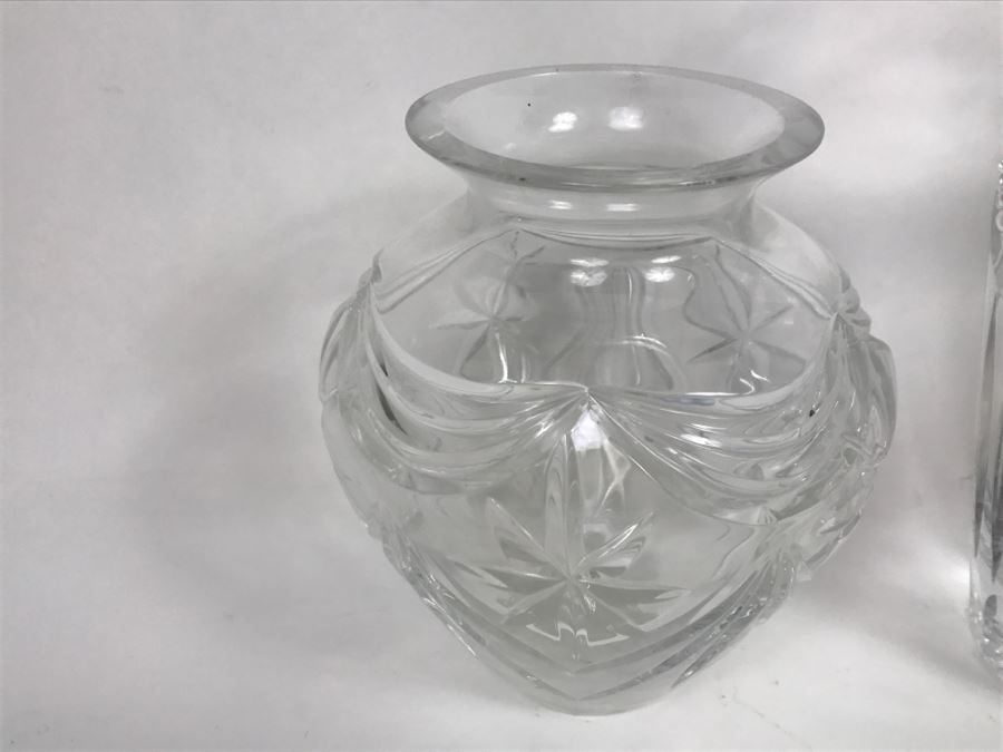 Huge Cut Glass Crystal Lot Featuring Royal Doulton Crystal Piece [Photo 19]