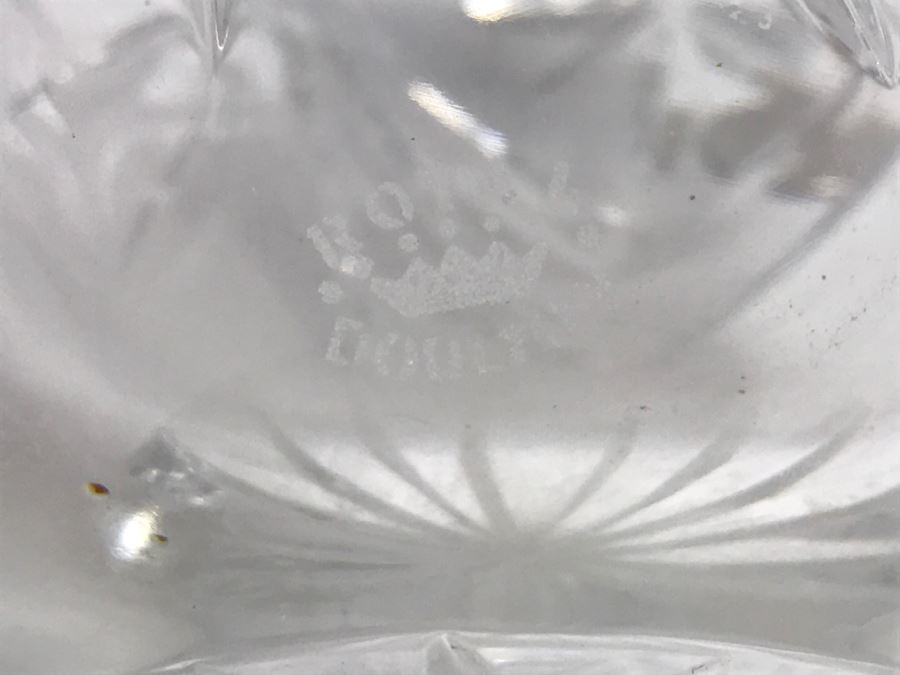 Huge Cut Glass Crystal Lot Featuring Royal Doulton Crystal Piece [Photo 24]
