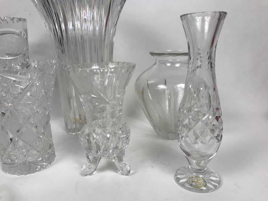 Huge Cut Glass Crystal Lot Featuring Royal Doulton Crystal Piece [Photo 7]