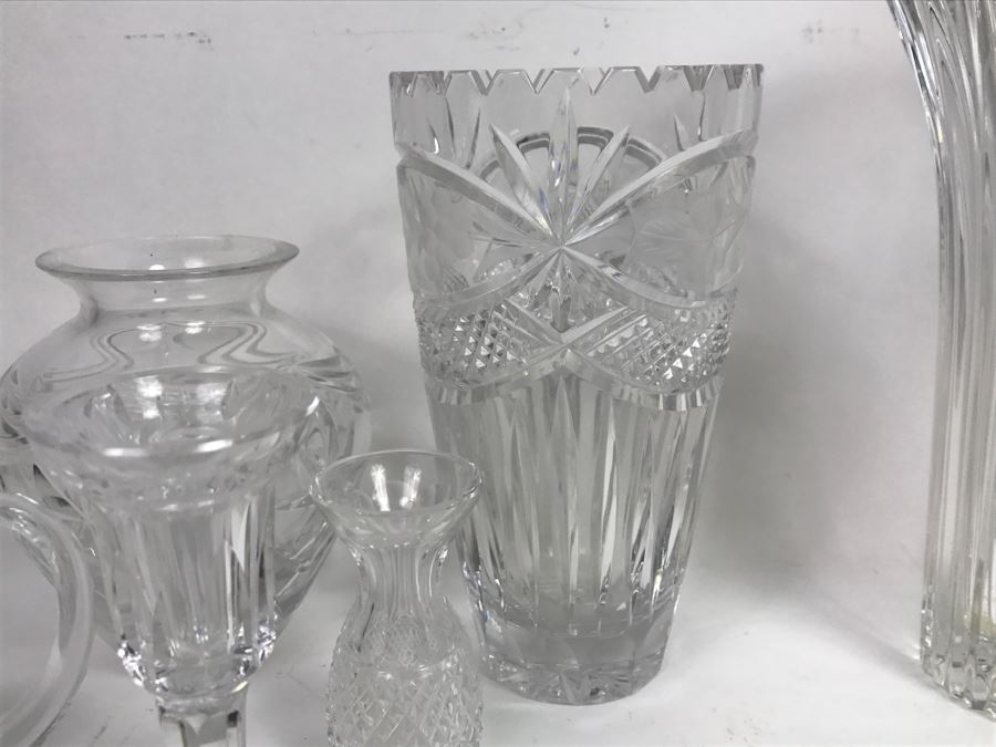 Huge Cut Glass Crystal Lot Featuring Royal Doulton Crystal Piece [Photo 16]