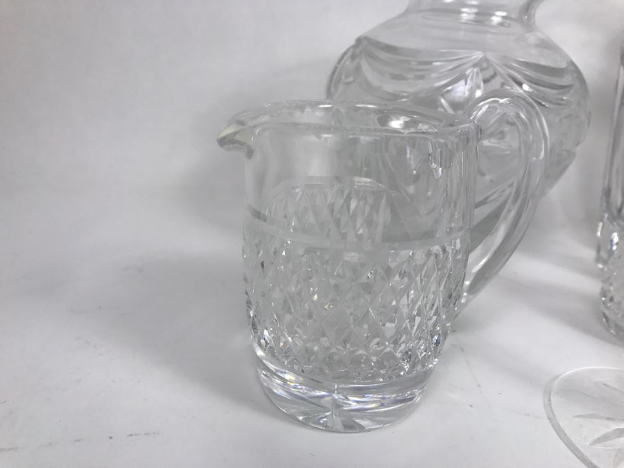 Huge Cut Glass Crystal Lot Featuring Royal Doulton Crystal Piece [Photo 11]
