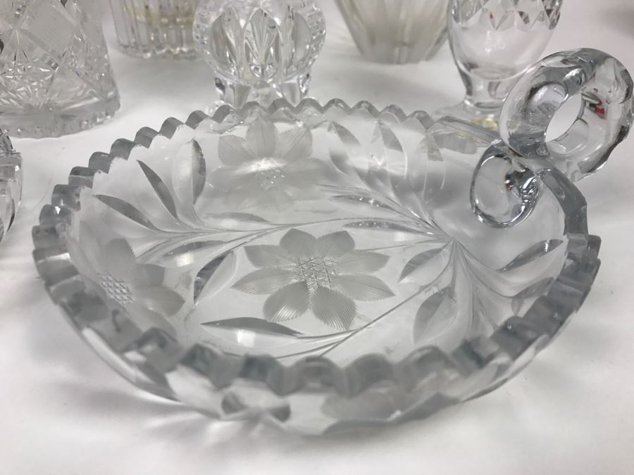 Huge Cut Glass Crystal Lot Featuring Royal Doulton Crystal Piece [Photo 6]
