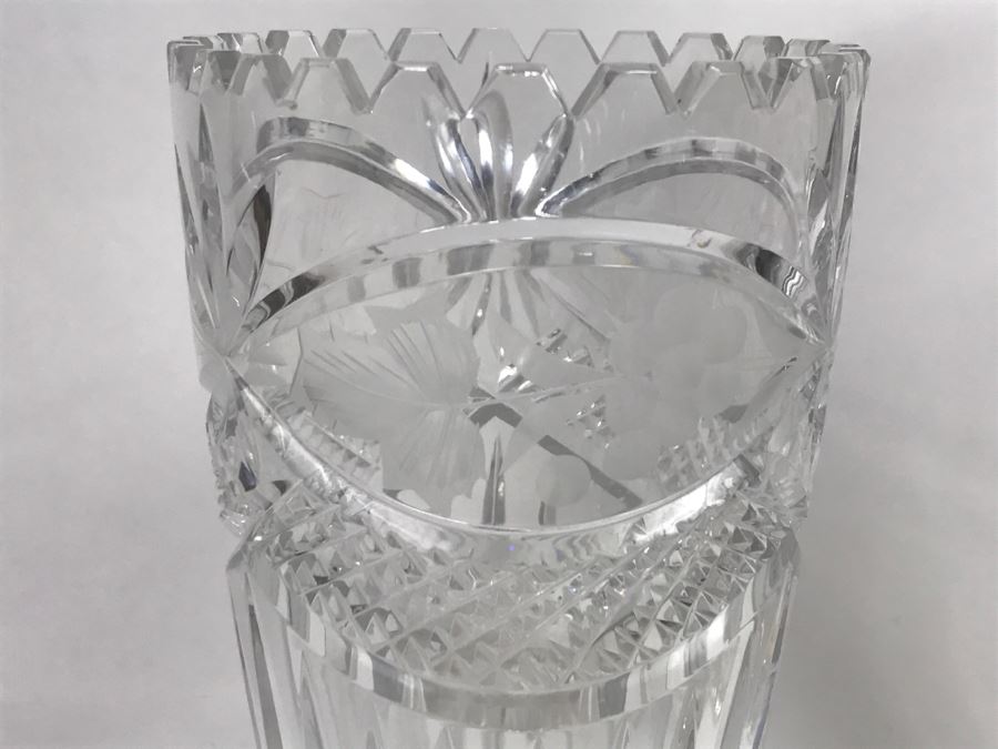 Huge Cut Glass Crystal Lot Featuring Royal Doulton Crystal Piece [Photo 26]