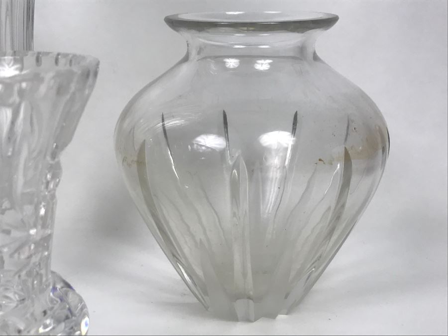 Huge Cut Glass Crystal Lot Featuring Royal Doulton Crystal Piece [Photo 13]