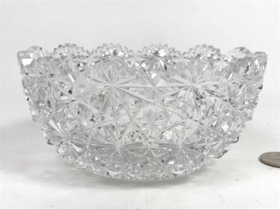 Stunning Cut Crystal Bowl [Photo 1]