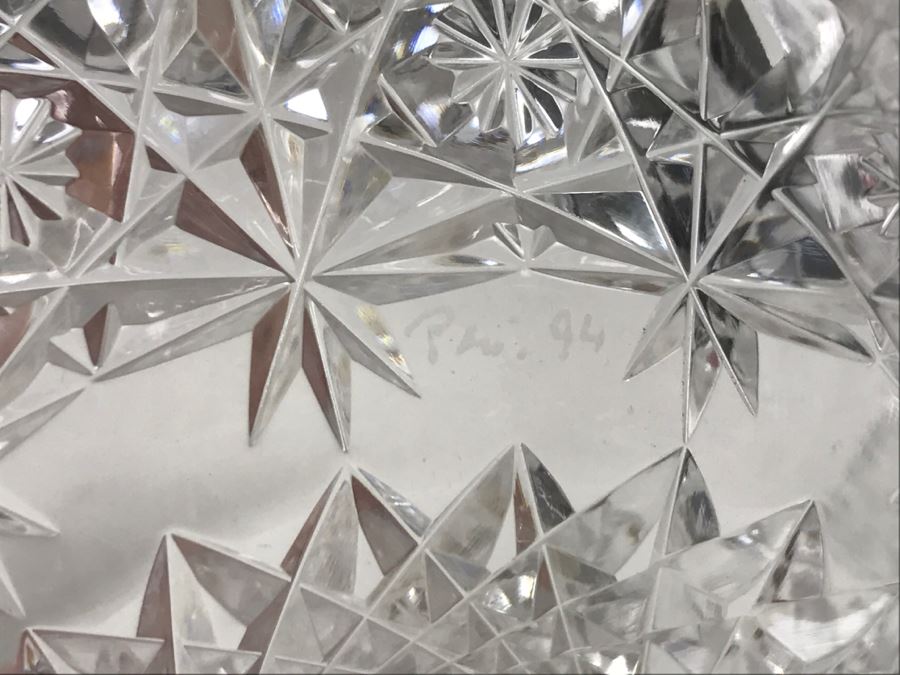 Stunning Cut Crystal Bowl [Photo 7]