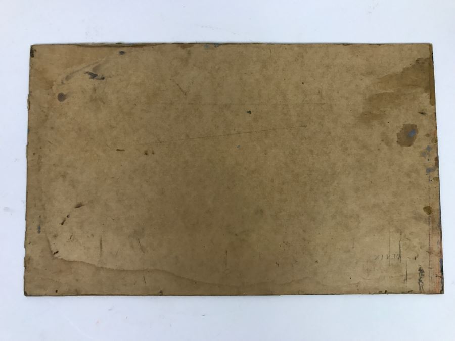 Original Russian Plein Air Landscape Oil Painting Signed Upper Right 13.5' X 8.5' [Photo 11]