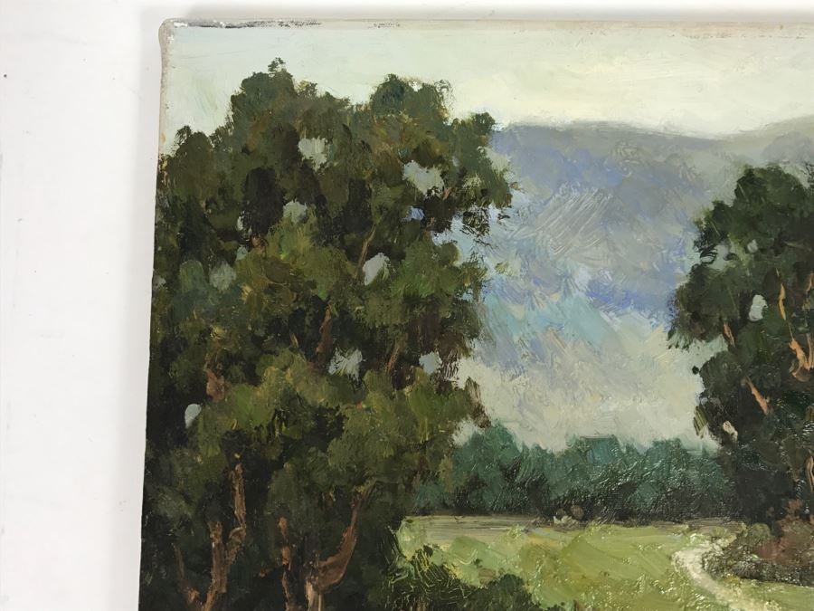 Original Plein Air Oil Painting On Canvas By Harrison Fox 16' X 12' [Photo 5]