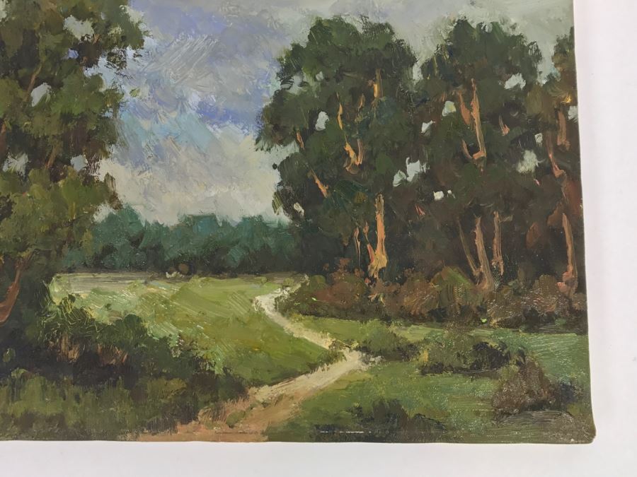 Original Plein Air Oil Painting On Canvas By Harrison Fox 16' X 12' [Photo 6]