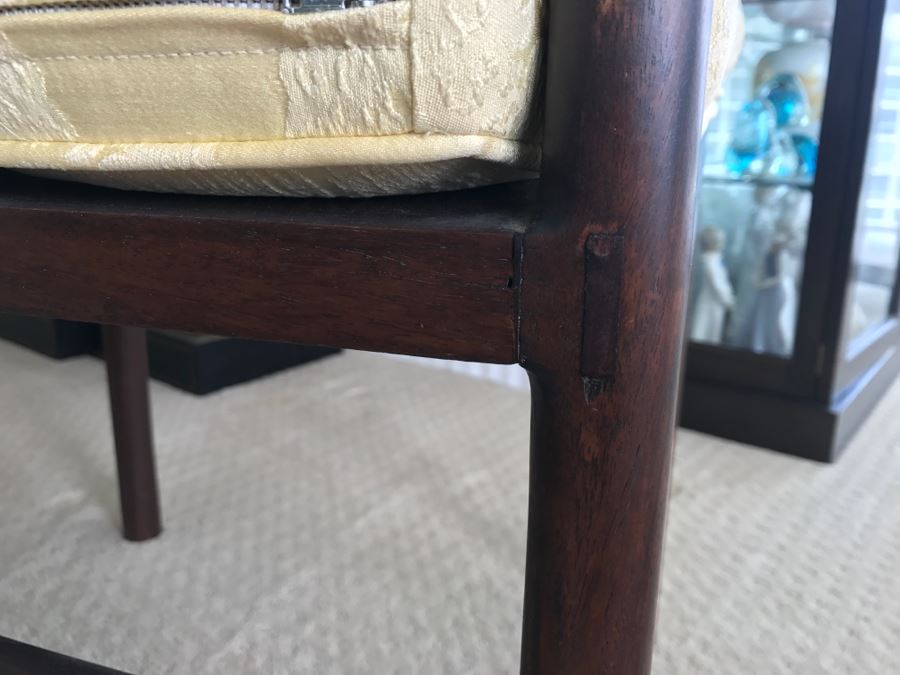 Stunning Vintage Chinese Rosewood Carved Armchair [Photo 17]