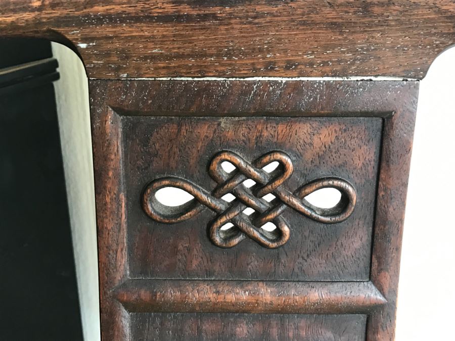 Stunning Vintage Chinese Rosewood Carved Armchair [Photo 10]