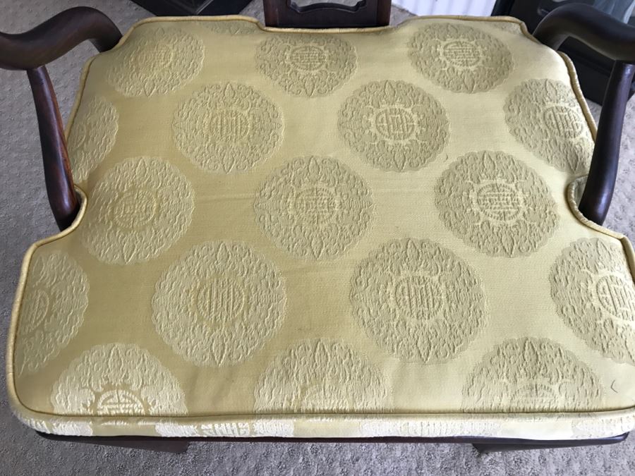 Stunning Vintage Chinese Rosewood Carved Armchair [Photo 20]