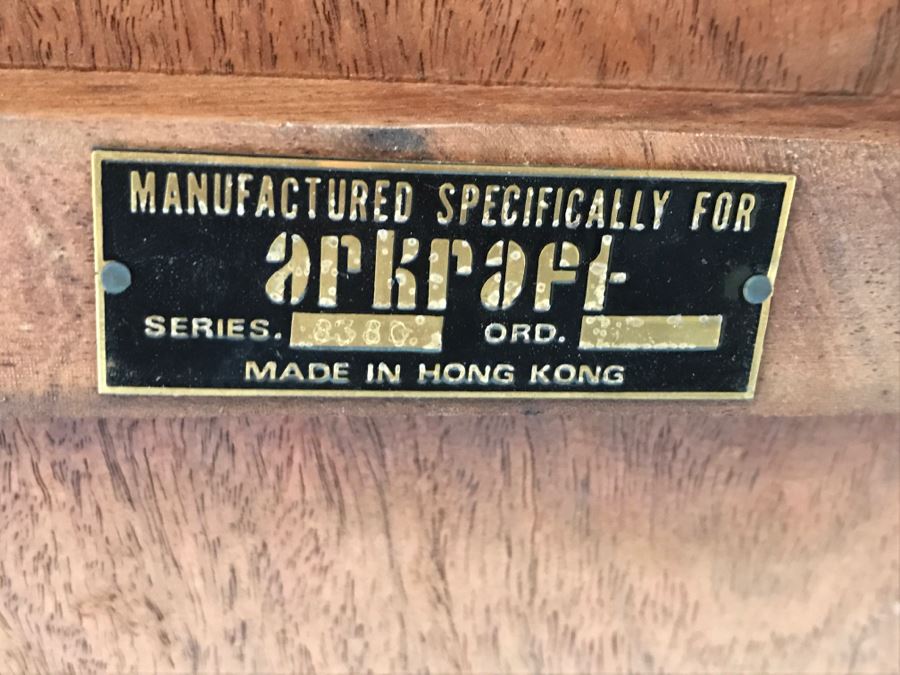 Vintage Hong Kong Rosewood 2-Tier Side Table By Arkraft [Photo 2]