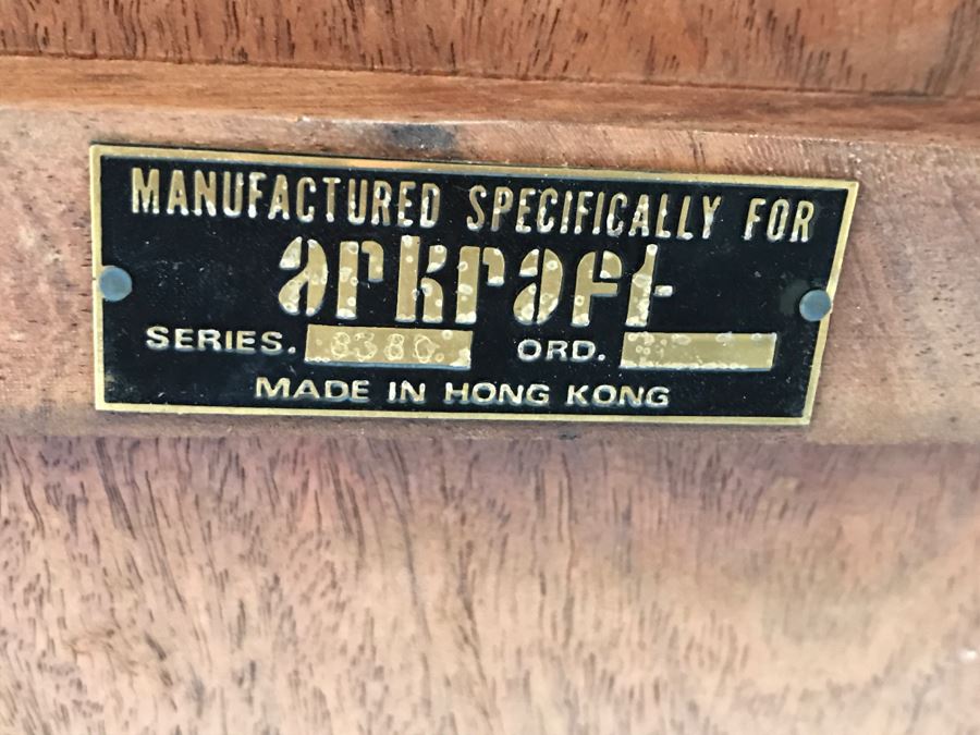 Vintage Hong Kong Rosewood 2-Tier Side Table By Arkraft [Photo 8]