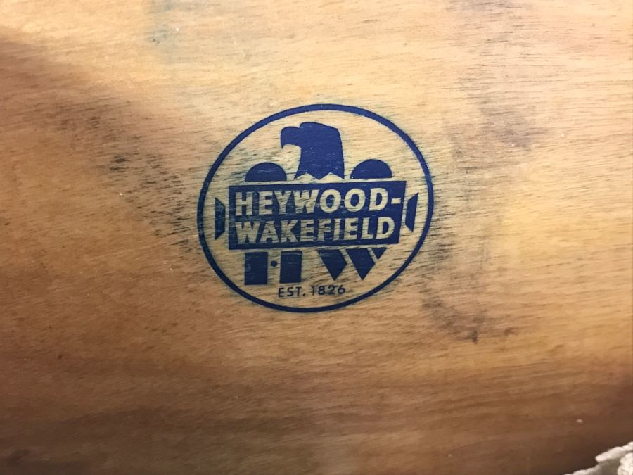 UPDATE - Mid-Century Modern Heywood-Wakefield Chest Of Drawers Cabinet Sold Empty - Great Stereo Cabinet (Sides Of Both Doors Have Scratches) [Photo 9]