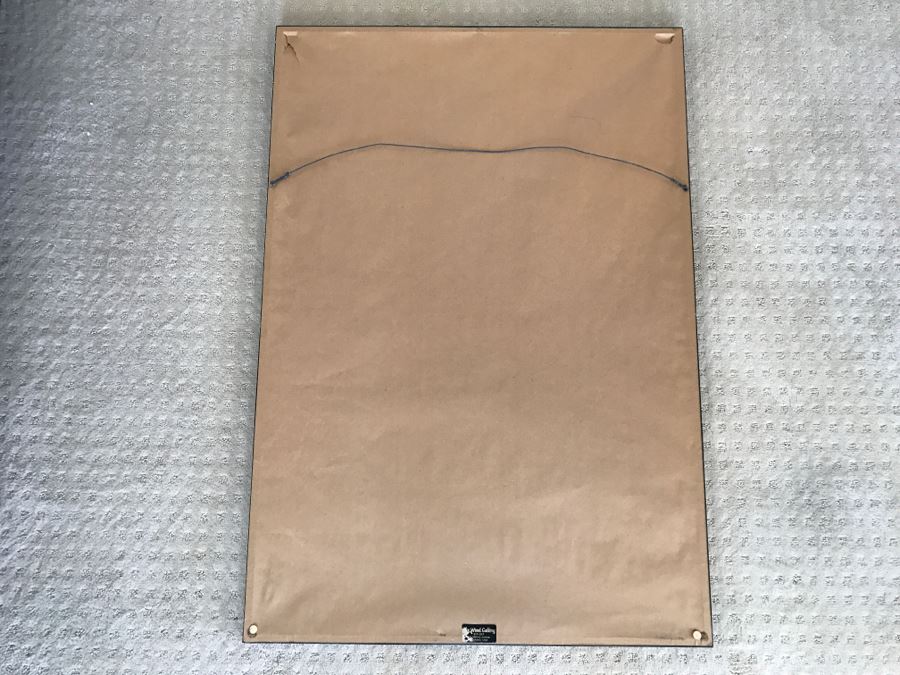 Framed Mid-Century Batik Painting Of Peacock [Photo 12]