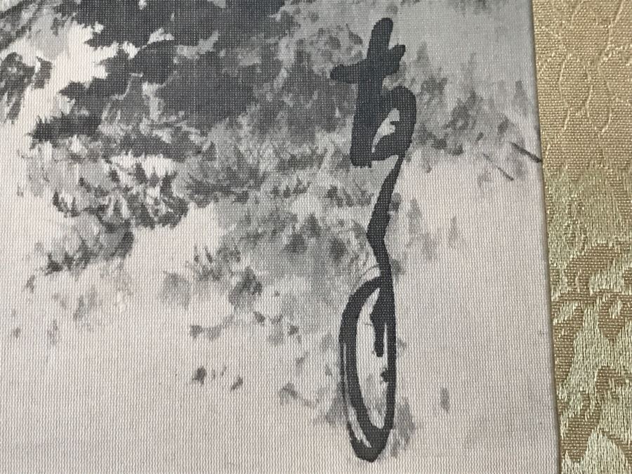 Vintage Asian Landscape Scroll Painting Signed [Photo 12]