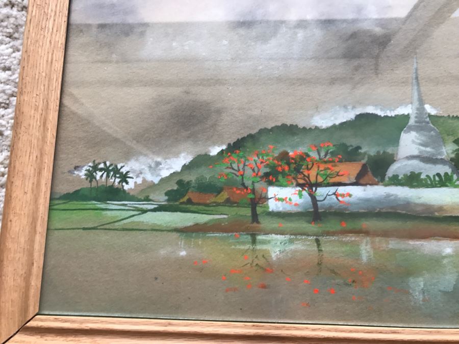 Original Watercolor Painting By Bundit [Photo 5]