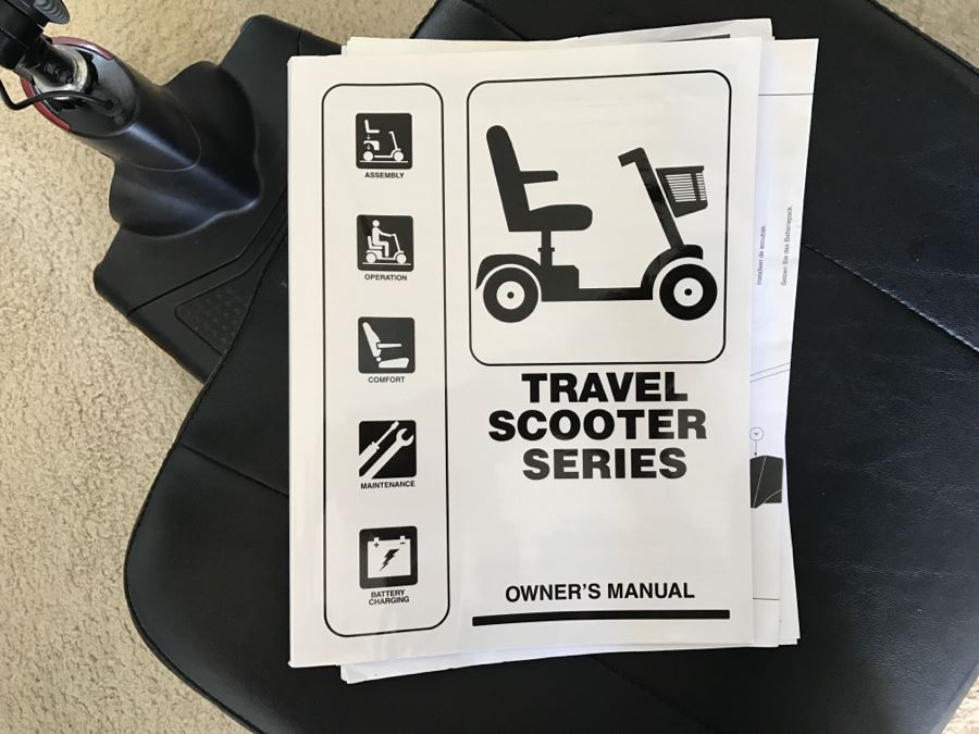 Pride Mobility Scooters Go Go Elite Traveller Plus With Manuals