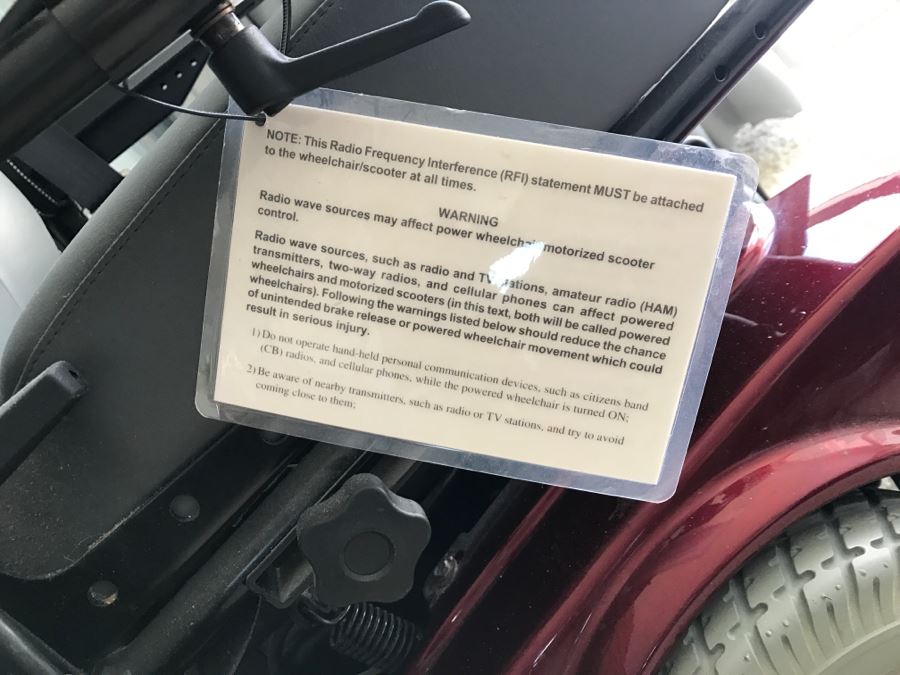 Invacare Pronto M51 Power Chair Red With SureStep And Manuals [Photo 7]