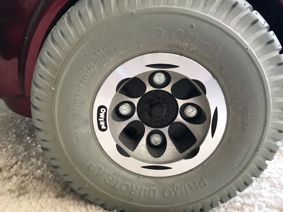 Invacare Pronto M51 Power Chair Red With SureStep And Manuals [Photo 6]