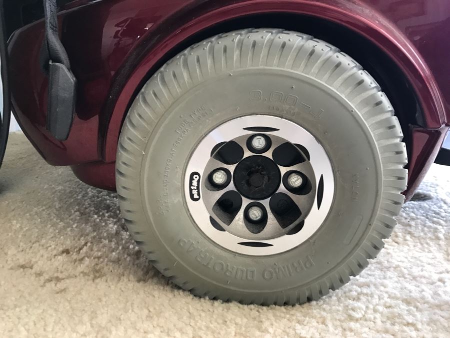 Invacare Pronto M51 Power Chair Red With SureStep And Manuals [Photo 5]