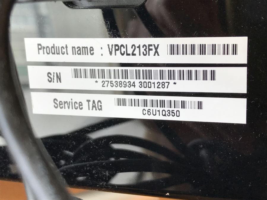 SONY Vaio Computer Model VPCL213FX With Keyboard [Photo 9]