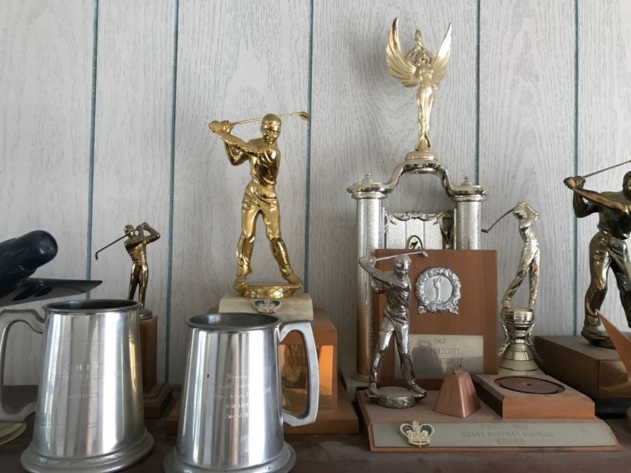 Collection Of Trophies On Top Of Cabinet [Photo 3]