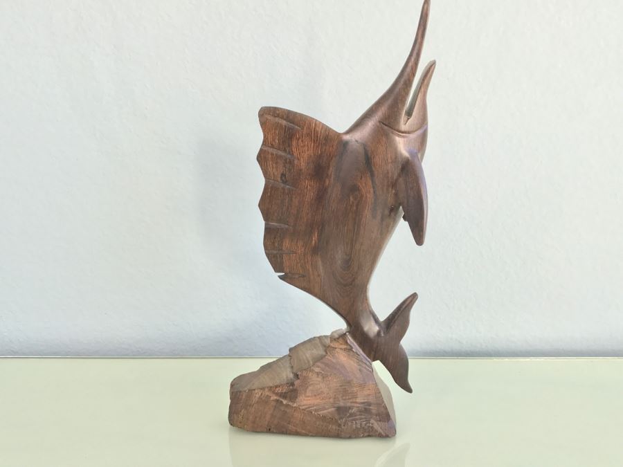 Carved Ironwood Sailfish