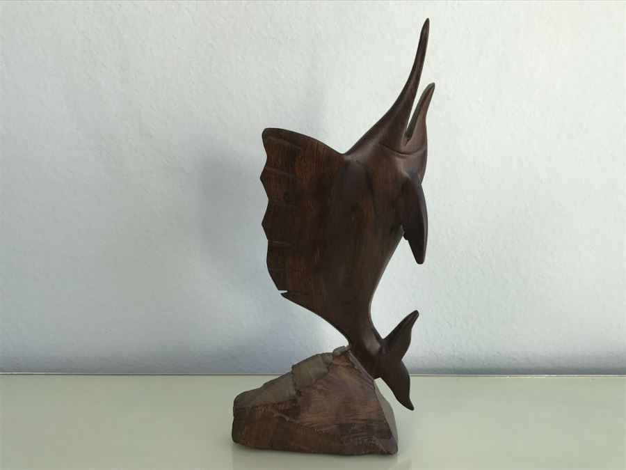 Carved Ironwood Sailfish