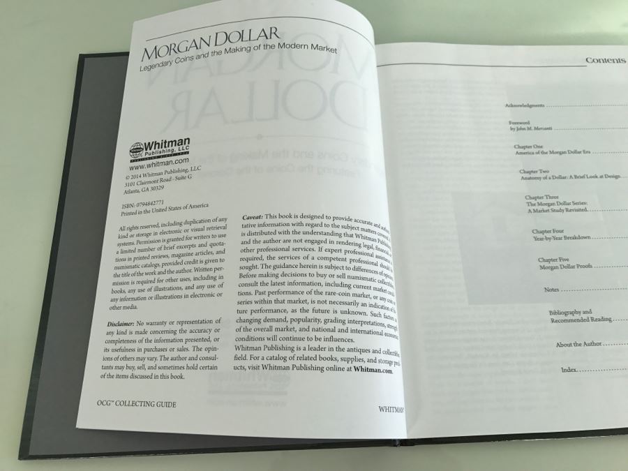Signed Book Morgan Dollar Legendary Coins And The Making Of The Modern Market By Michael Miles Standish [Photo 3]