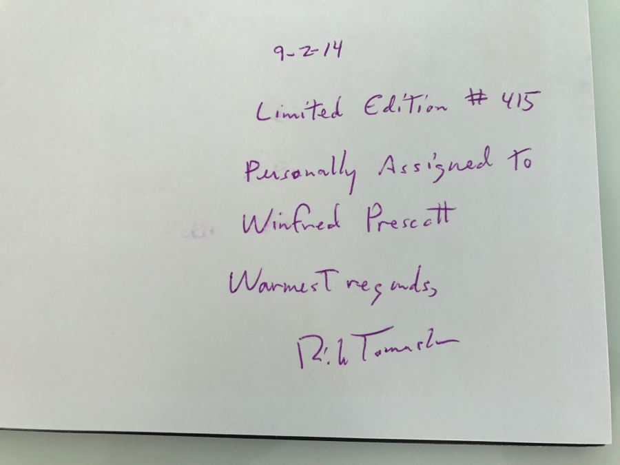Signed Book Cameo And Brilliant Proof Coinage Of The 1950 To 1970 Era By Rick Jerry Tomaska Limited Edition Book #415 [Photo 2]