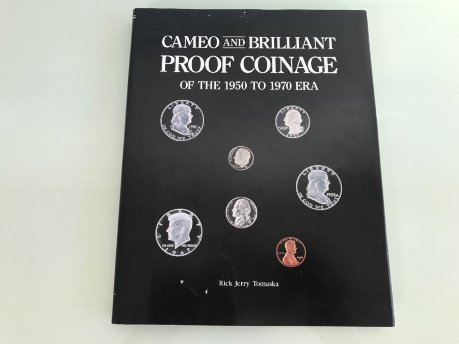 Signed Book Cameo And Brilliant Proof Coinage Of The 1950 To 1970 Era By Rick Jerry Tomaska Limited Edition Book #415