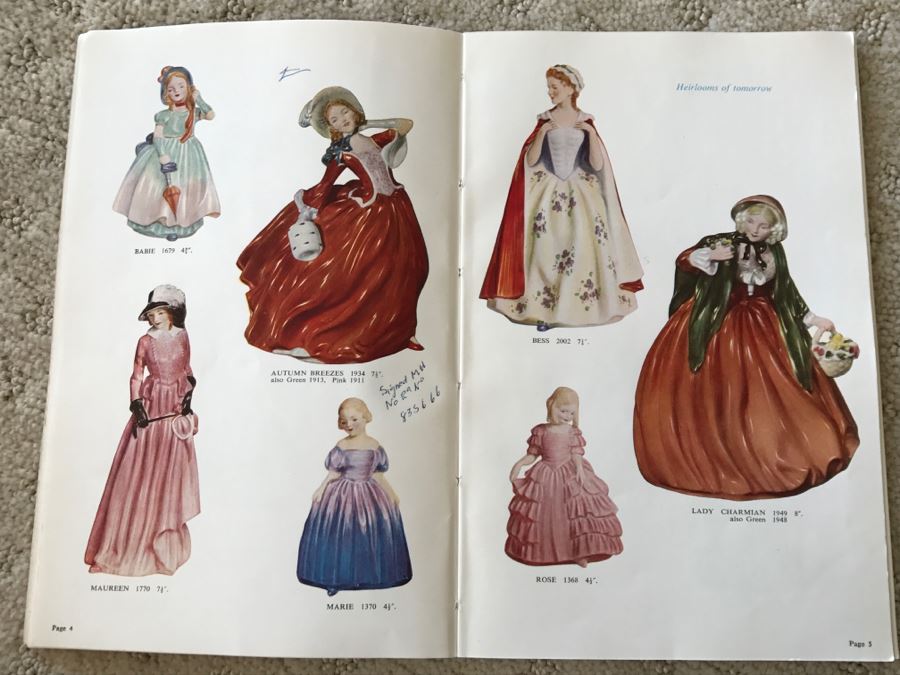 Vintage Royal Doulton Figurines Product Catalog [Photo 1]