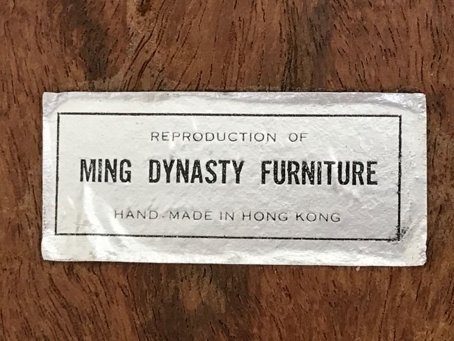 Vintage Hong Kong Table Ming Dynasty Furniture Reproduction [Photo 2]