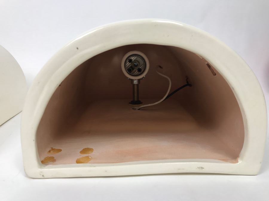 Pair Of Wall Mounted Light Fixtures With Native American Indian Design [Photo 8]