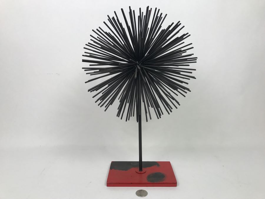 Modern Industrial Spherical Metal Sculpture [Photo 3]