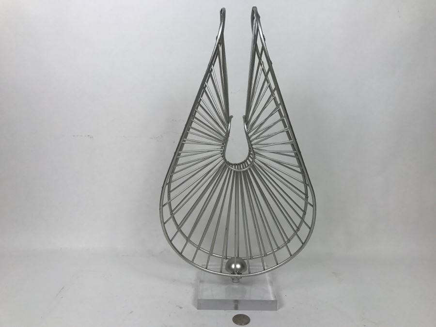 Metal Architecural Sculpture On Acrylic Base [Photo 2]