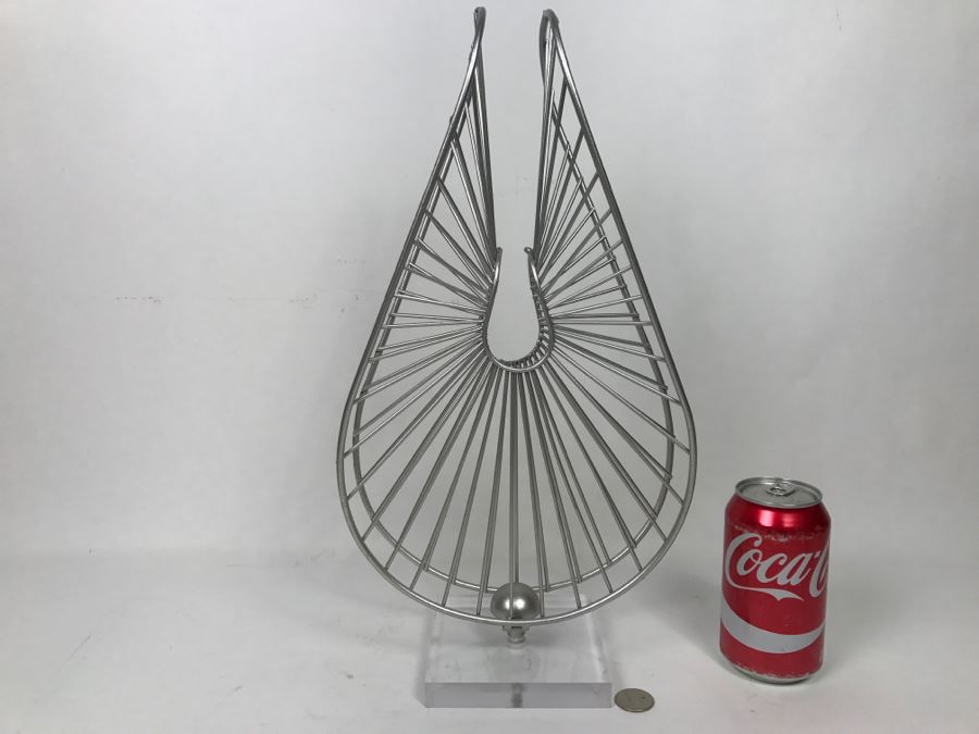 Metal Architecural Sculpture On Acrylic Base [Photo 1]