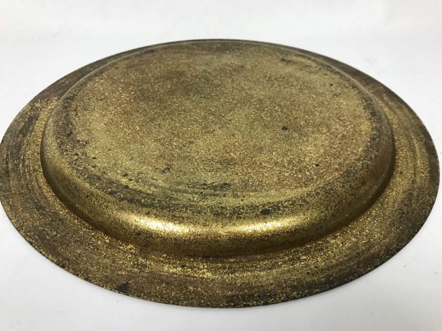 Vintage 1905-1910 Tiffany Studios New York Metal Gold Bronze Color Plate 1746 [Photo 9]