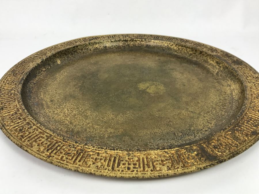 Vintage 1905-1910 Tiffany Studios New York Metal Gold Bronze Color Plate 1746
