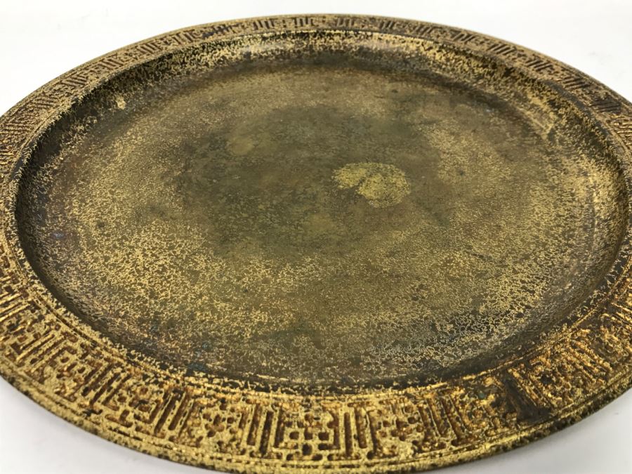 Vintage 1905-1910 Tiffany Studios New York Metal Gold Bronze Color Plate 1746 [Photo 2]