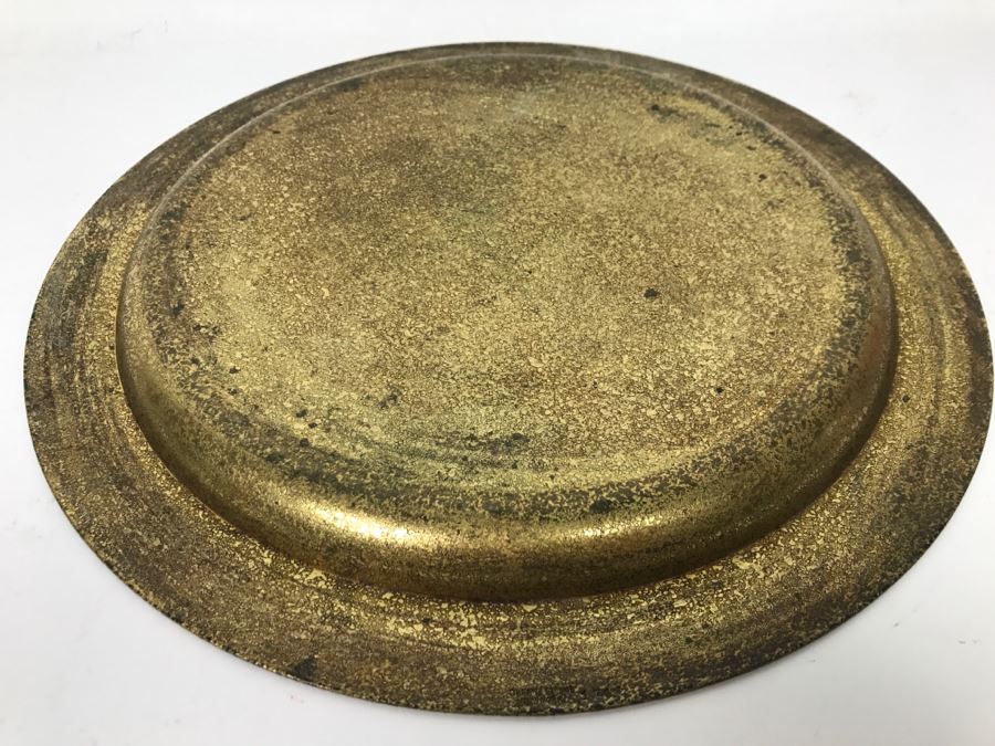 Vintage 1905-1910 Tiffany Studios New York Metal Gold Bronze Color Plate 1746 [Photo 8]