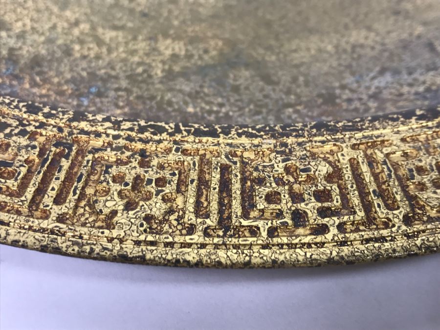 Vintage 1905-1910 Tiffany Studios New York Metal Gold Bronze Color Plate 1746 [Photo 7]