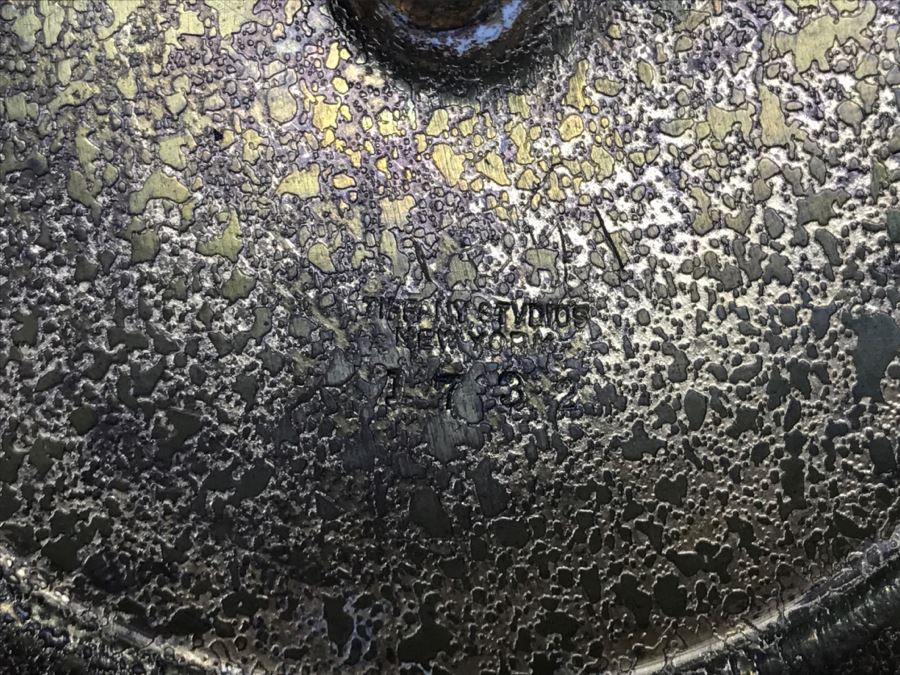 Vintage 1905-1910 Tiffany Studios New York Art Nouveau Bronze Dore Round Footed Dish 1732 [Photo 8]