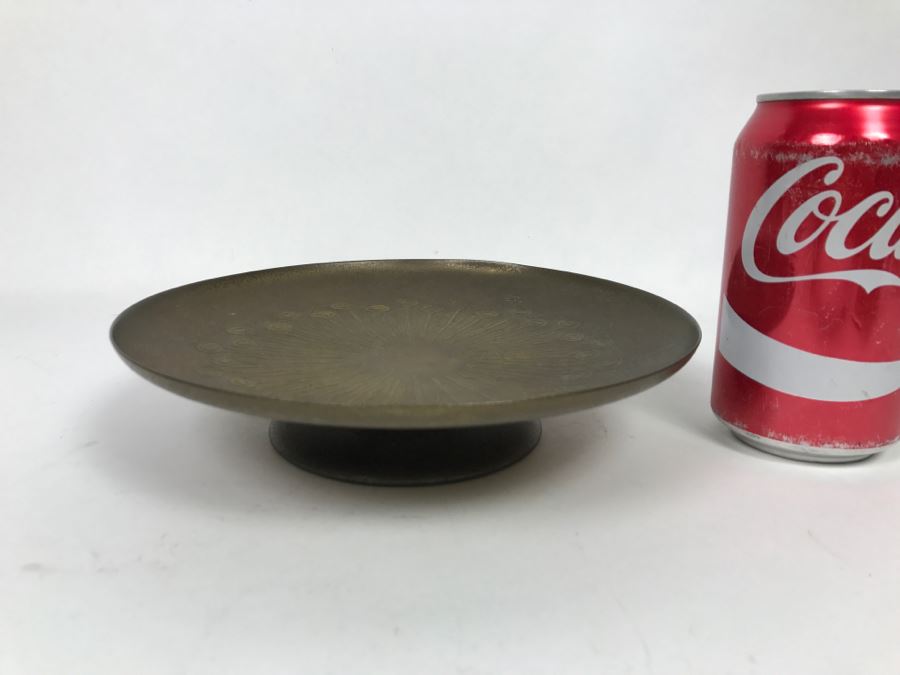 Vintage 1905-1910 Tiffany Studios New York Art Nouveau Bronze Dore Round Footed Dish 1732 [Photo 13]