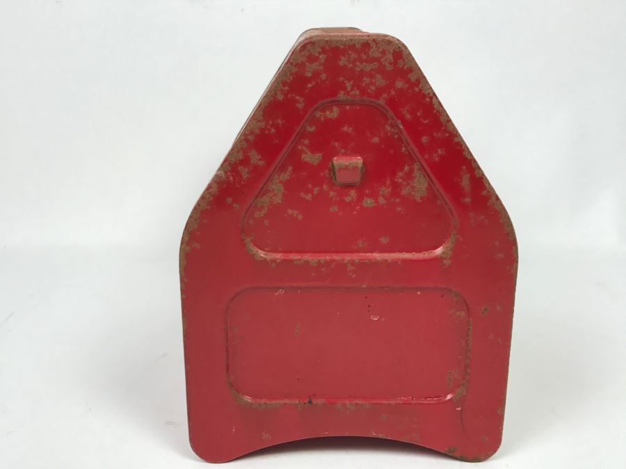 Vintage Metal Shu-Shine Bank Amsco For Kiddies Metal Shoe Shine Box [Photo 7]