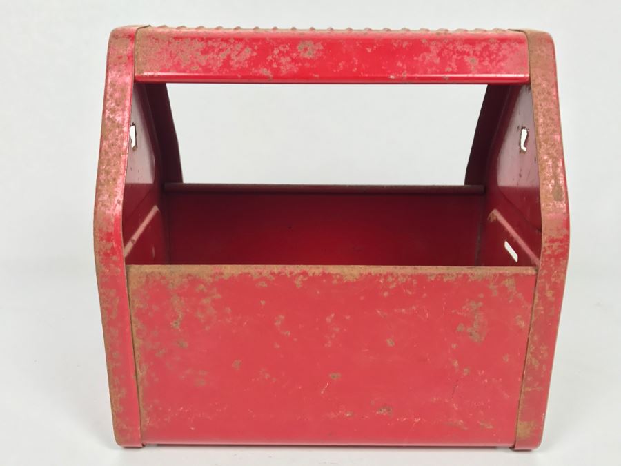 Vintage Metal Shu-Shine Bank Amsco For Kiddies Metal Shoe Shine Box [Photo 6]