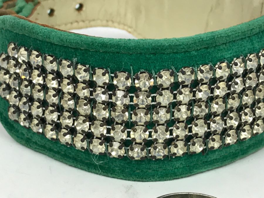 Vintage Bling Dog Collar By Connies Collars Hollywood, Calif [Photo 6]