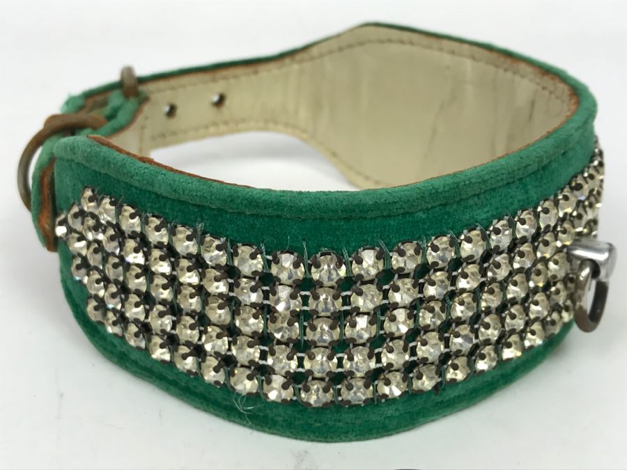 Vintage Bling Dog Collar By Connies Collars Hollywood, Calif [Photo 7]